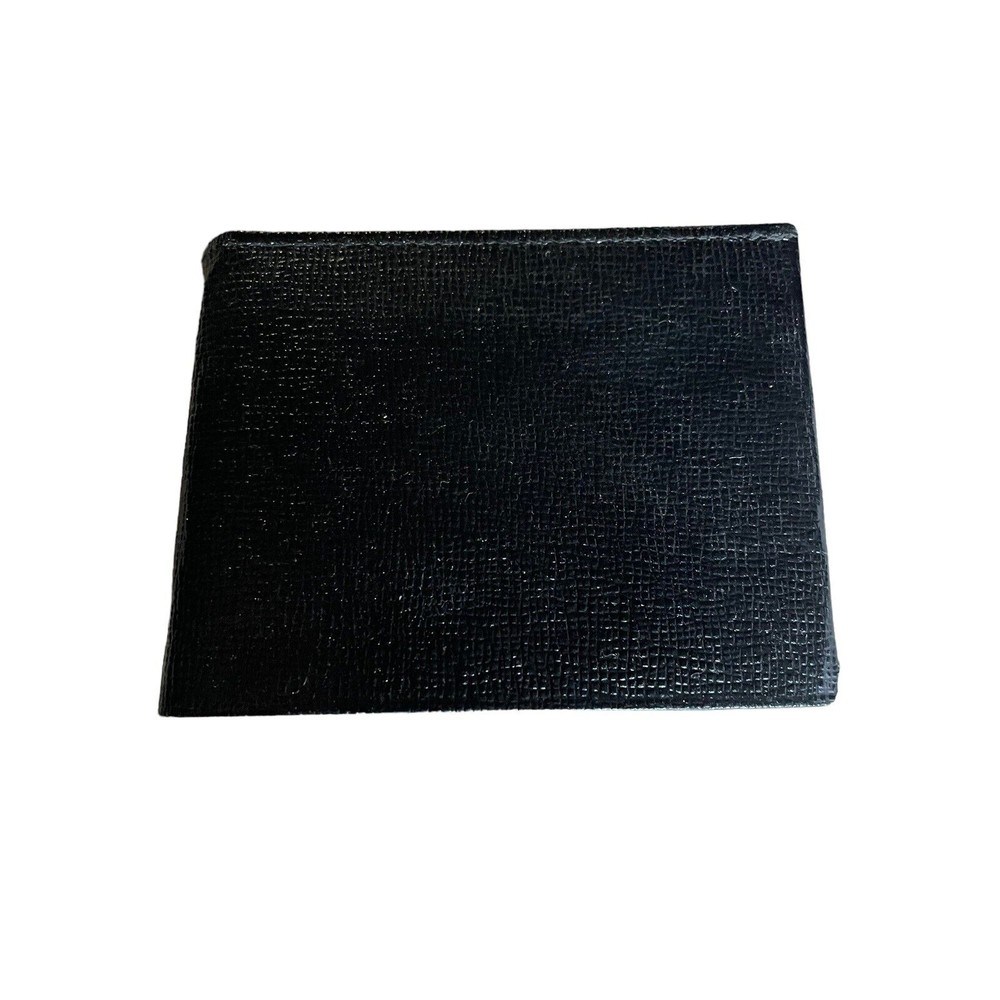 Cabretta Leather Bifold Wallet Black